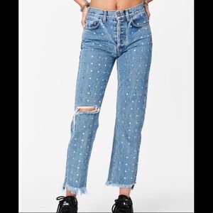 Carmar  (LF) rhinestone jeans